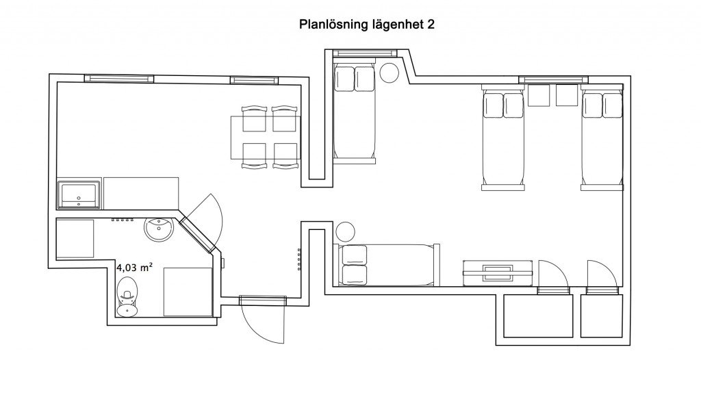 planlösning lägenhet 2